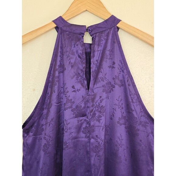 Kontatto Halter Satin Maxi Dress Gown Womens Medium Made In Italy - Picture 6 of 10